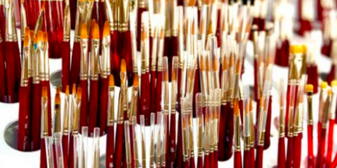 What is the best way to clean oil paint from brushes? If the bristles  appear stiff and less flexible after cleaning and drying, does this mean  there is still paint in the