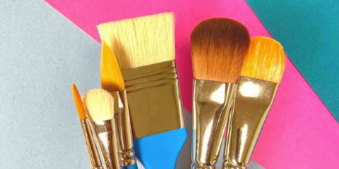 different kinds of paint brushes