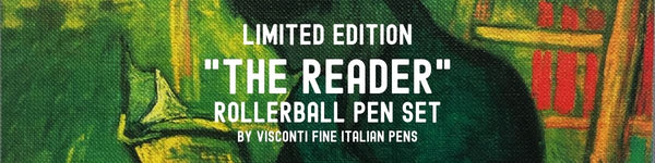 Limited Edition "The Reader" Rollerball Pen Set by Visconti Fine Italian Pens