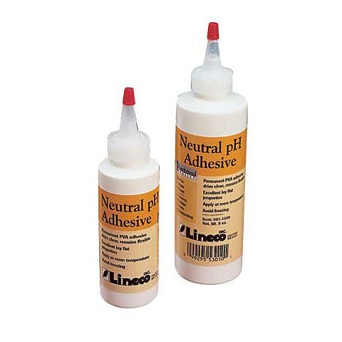 Lineco/Arcare : White Neutral PH Pva Adhesive - 1 Gallon Jar (128oz)