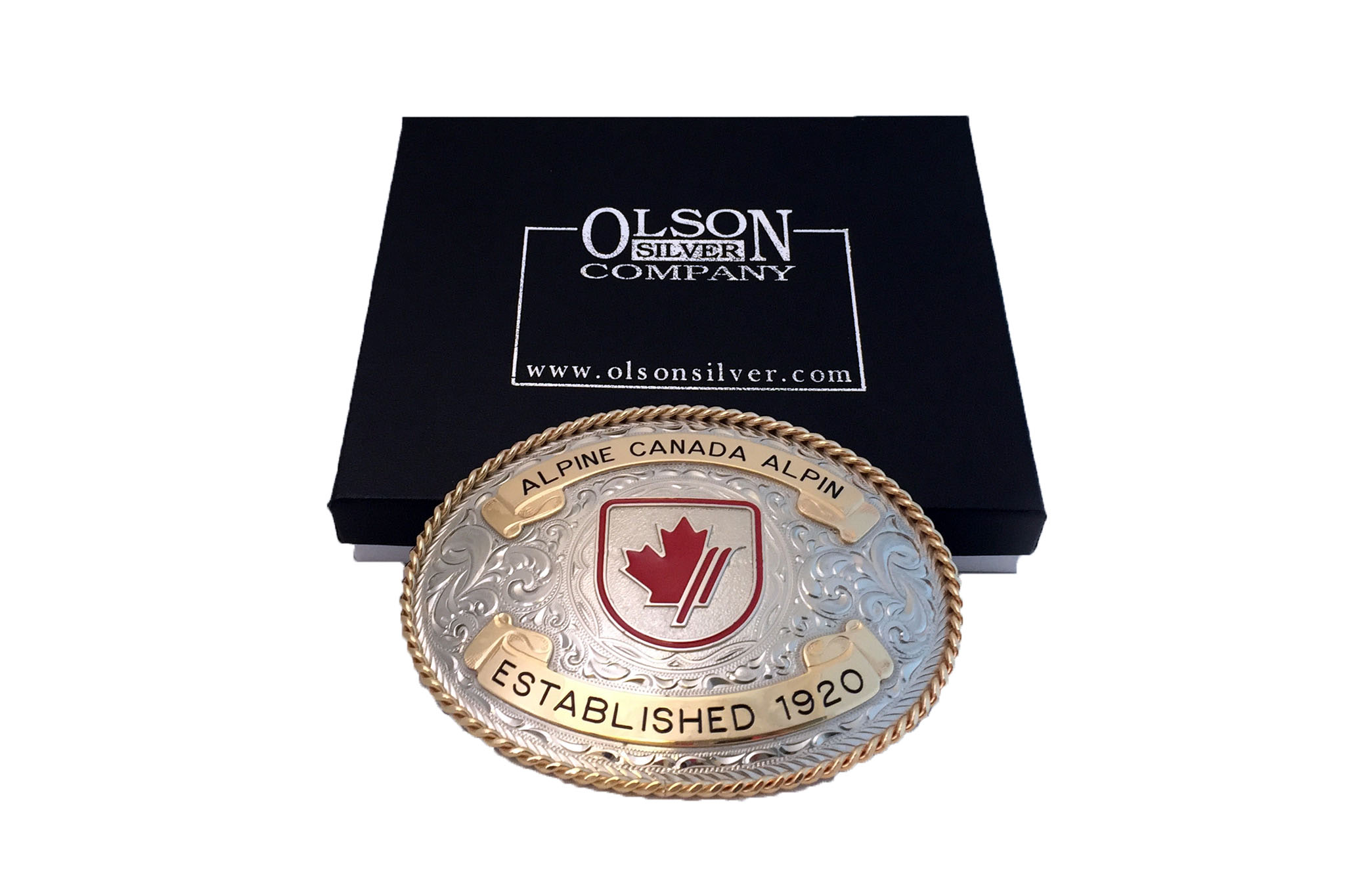 Olson Silver Belt Buckle · Boucle de Ceinture Olson – Alpine Canada Alpin