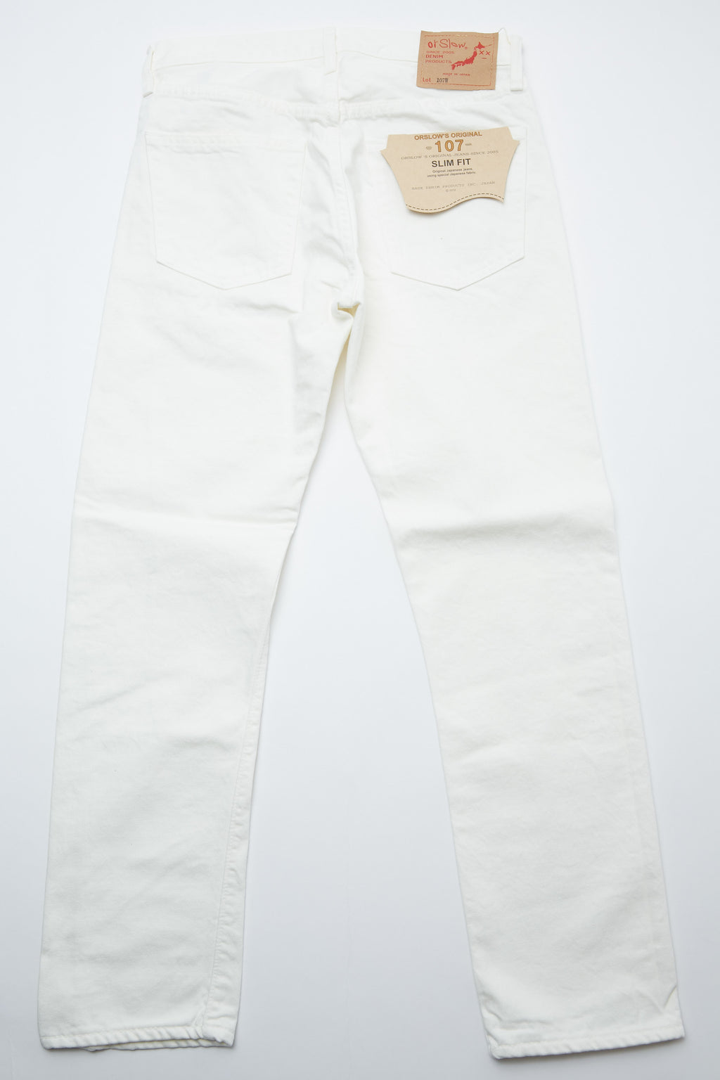 orSlow 107 Ivy Fit Slim Jean - White – Totem Brand Co.