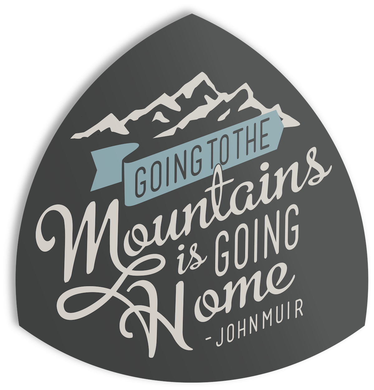 The Landmark Project Going to the Mountains Sticker