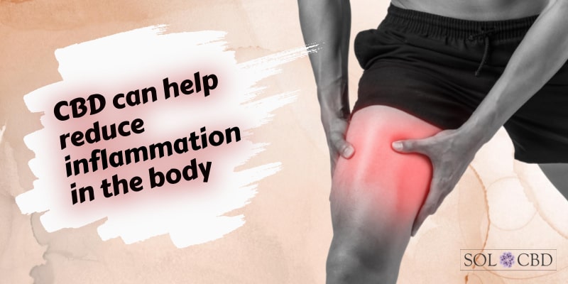CBD can help reduce inflammation in the body.