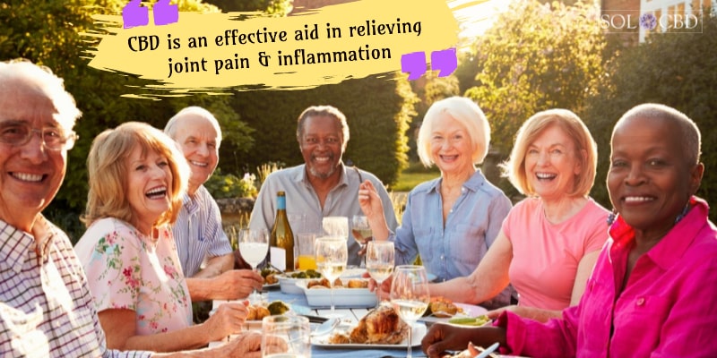 CBD is an effective aid in relieving joint pain & inflammation.