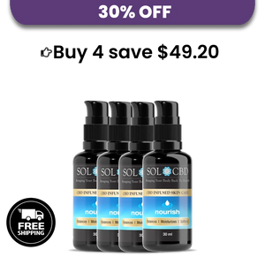 4/20 Nourish Skin Formula Bundle - 4 pack - SOL✿CBD