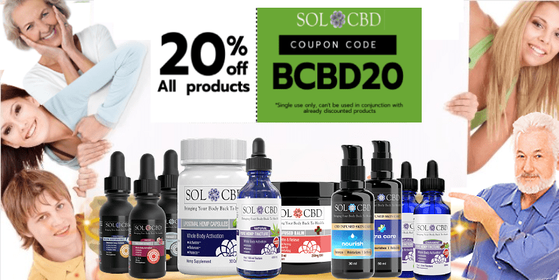 Look for companies that use CO2 extractions and stay transparent with their product laboratory testing, like SOL CBD, and you should be good to go.