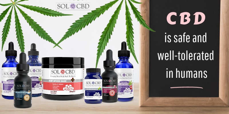 CBD is safe and well-tolerated in humans.