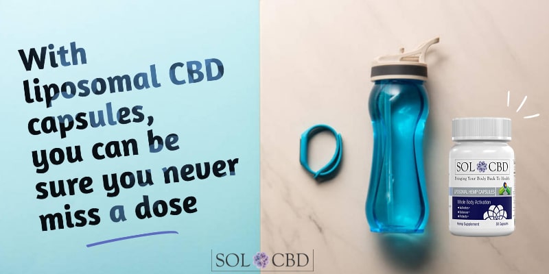 With liposomal CBD capsules, you can be sure you never miss a dose.