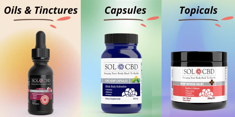 There is a multitude of different options on the market when it comes to CBD products.