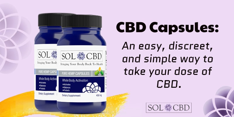 CBD Capsules: An easy, discreet, and simple way to take your dose of CBD.