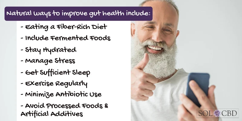 Natural ways to improve gut health