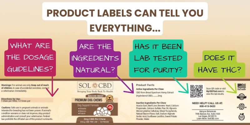 Choosing the best calming treats for your anxious pup: Product labels can tell you everything.