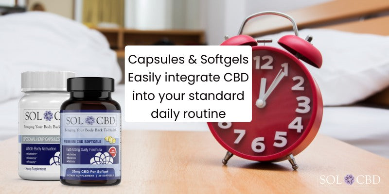 Easily integrate CBD into your standard daily routine with our Nano Softgels and Liposomal Capsules