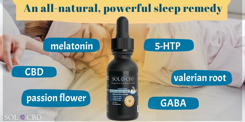An all-natural, powerful sleep remedy with CBD and melatonin.