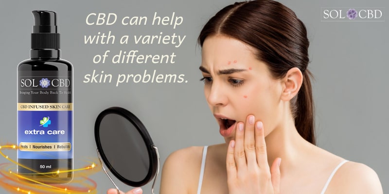 CBD can help with a variety of different skin problems.