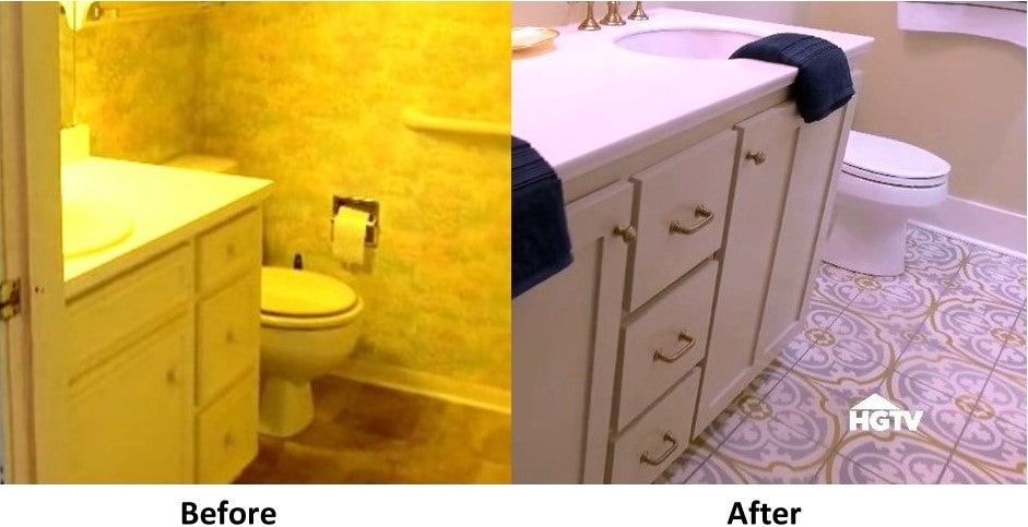 before and after tesselle tile