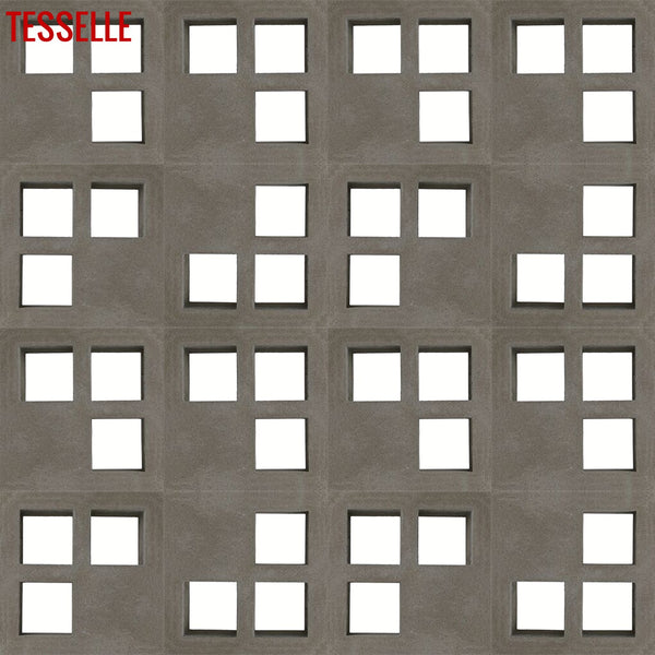 Concourse Natural Cement 7.5" Cement Breeze Block | Screen Block – Tesselle