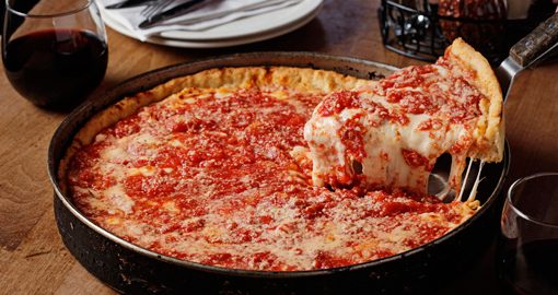 Chicago-Style Deep Dish Pizza