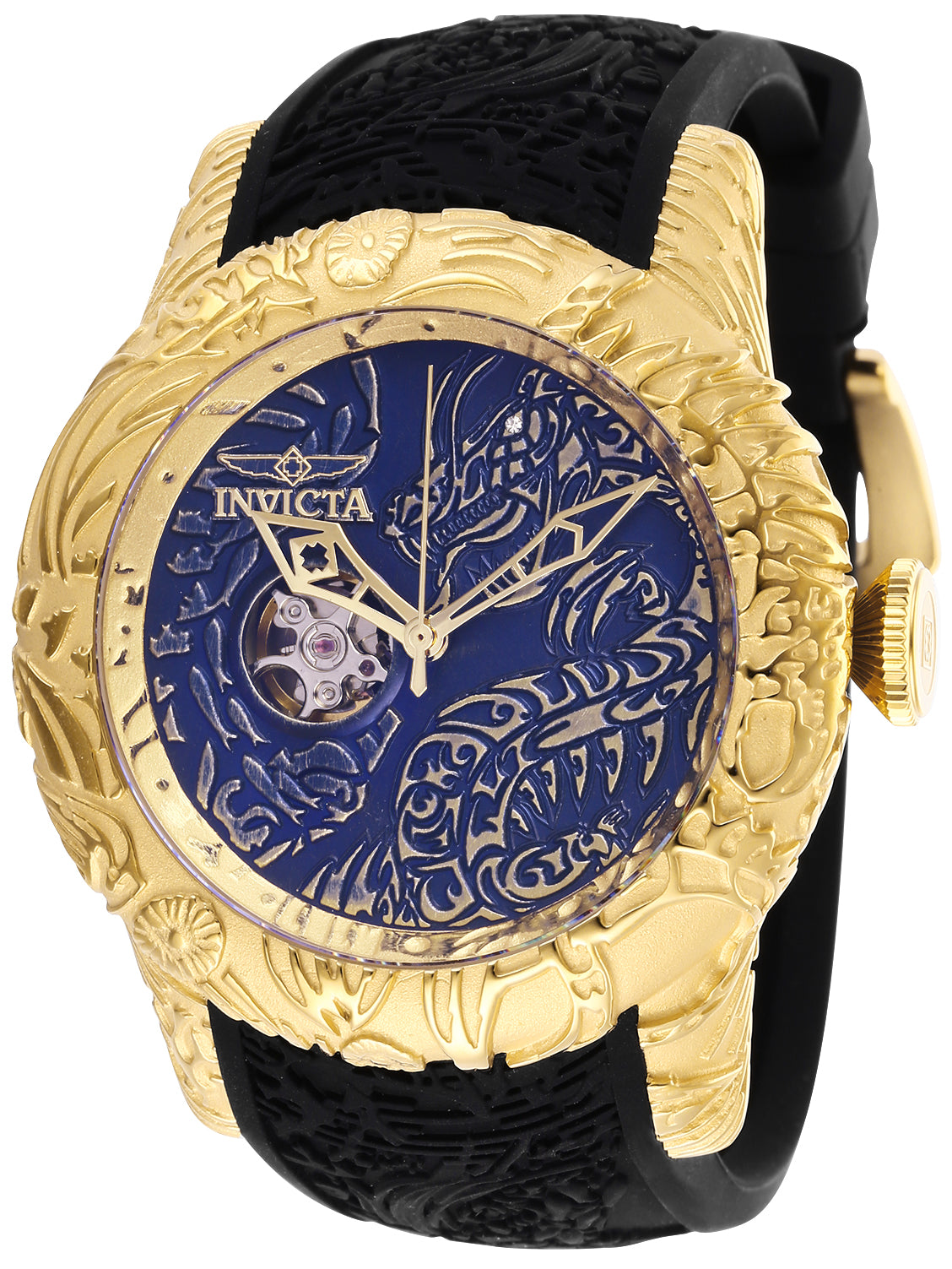 Invicta Men's 26434 Rally Automatic 3 Hand Blue Dial Watch - USA