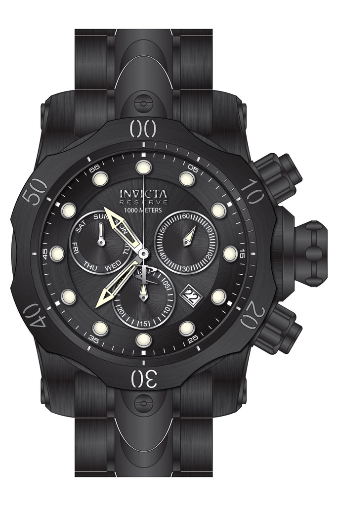 Invicta Men's 26580 Reserve Quartz Chronograph Black Dial Watch