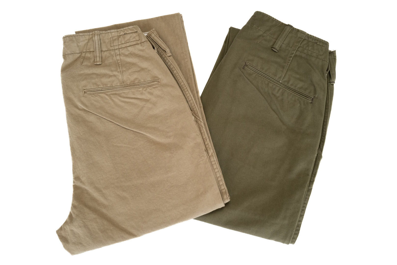 FREEWHEELERS M-1941 DUCK CHINO TROUSERS - CORLECTION