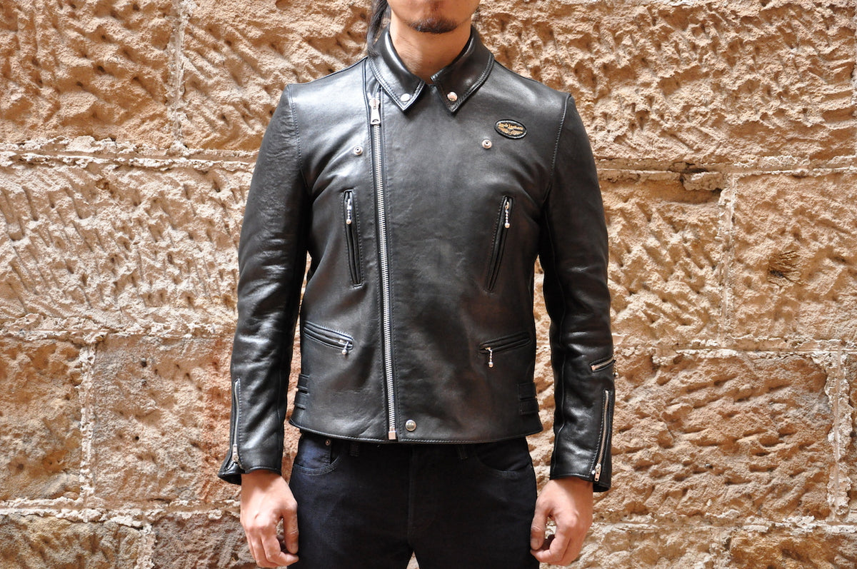 Lewis Leathers Black Horsehide Lightning 391T (Tight Fit) - CORLECTION