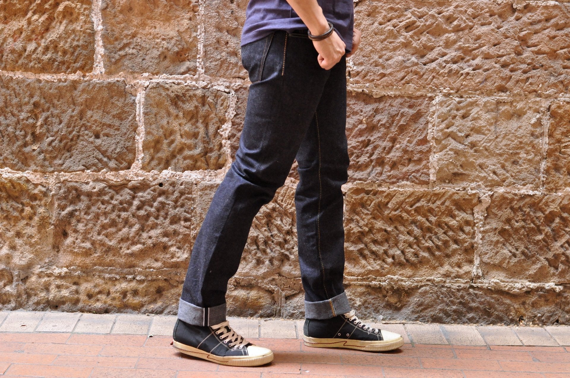 Bzen X @Inn8chiro Collaboration S9 Slim Straight 5 Pocket Japanese