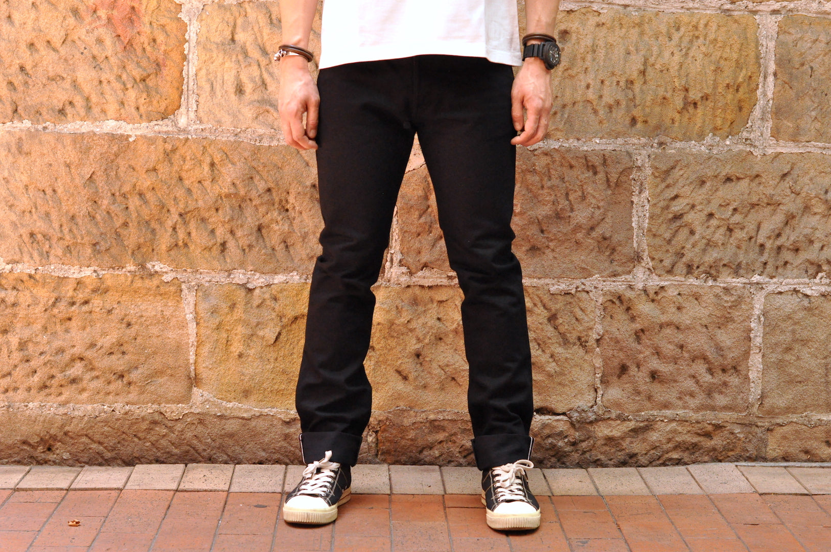 iron heart black denim