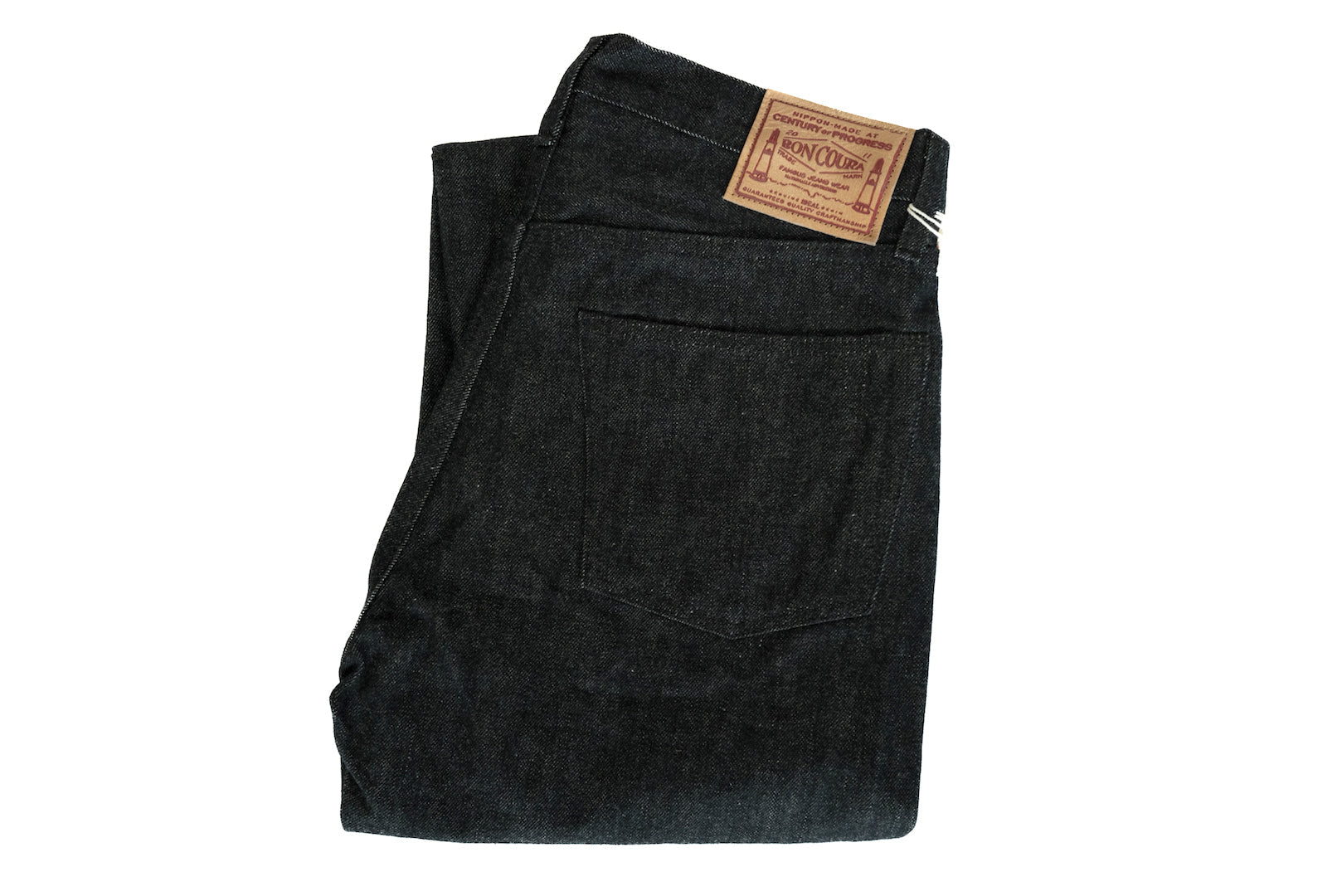 BONCOURA 15oz '66 Black Denim (Narrow Straight Fit)