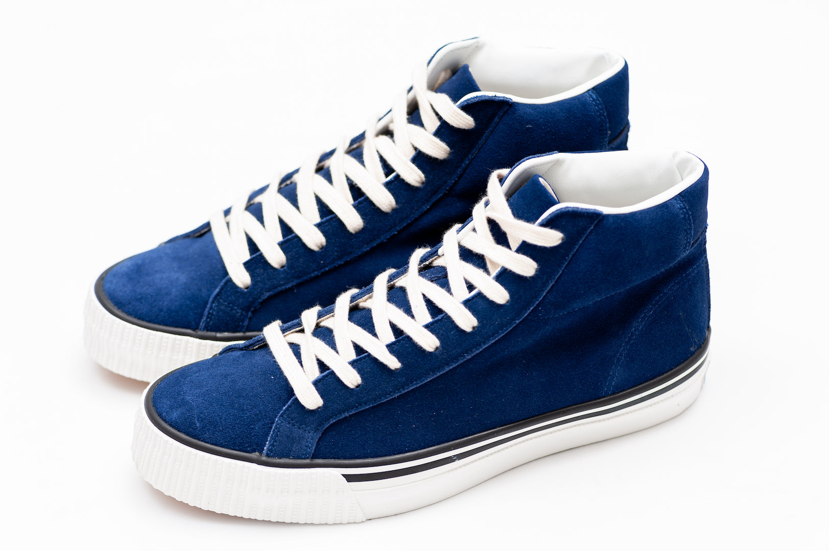 high top blue sneakers