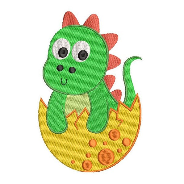 1st Birthday Dinosaur Applique Embroidery Design Sweet Stitch