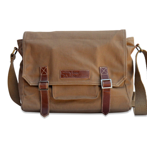 Classic Messenger - Handmade Leather Laptop Bag - Bear Necessities ...