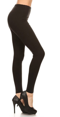 black and brown leggings