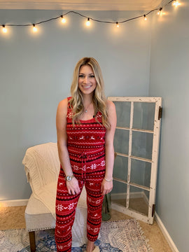 Holiday Fun & Cozy Jumpsuit