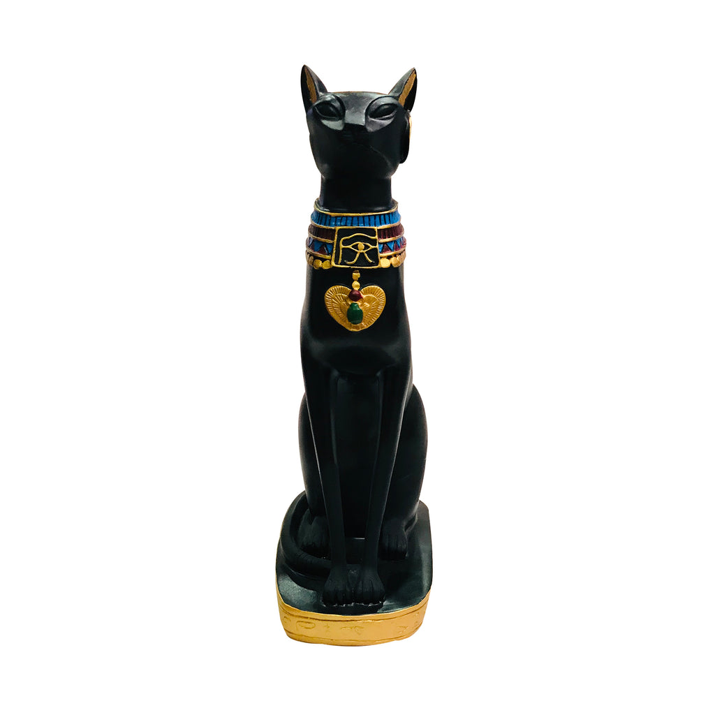 Black Egyptian Ancient Style Cat Goddess Bastet Statue 2