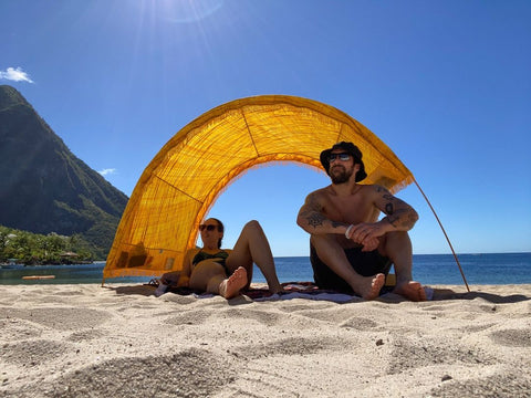 compact beach shade