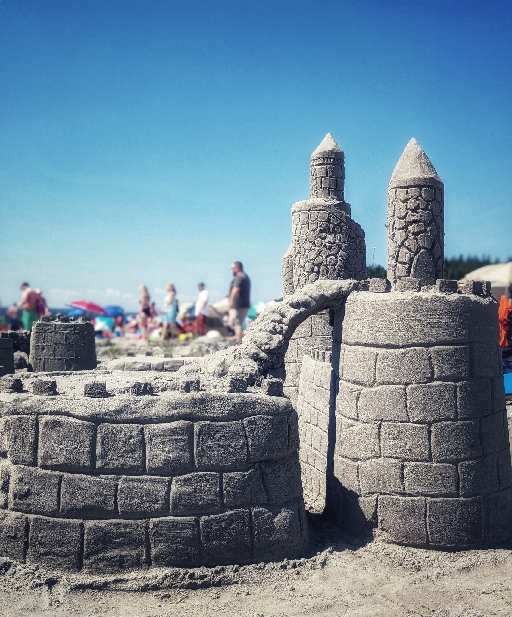 A very detailed Sandcastle about 4 feet tall!