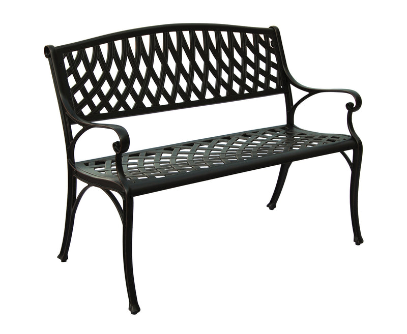 aluminium garden bench seat