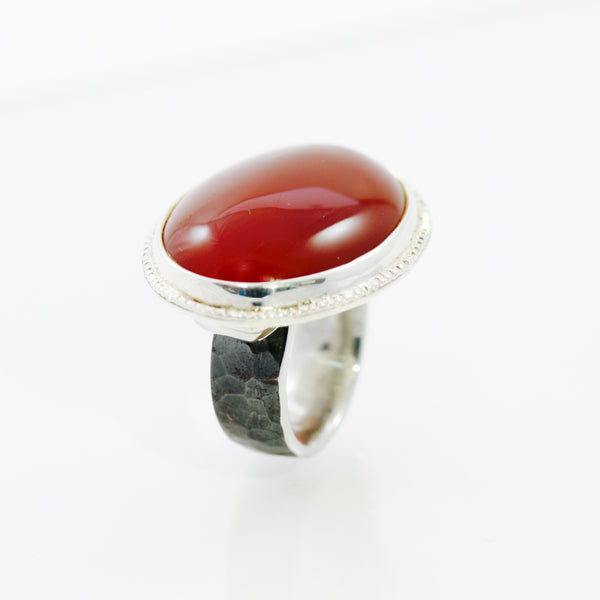 Carnelian Ring – SterlingAndSteel