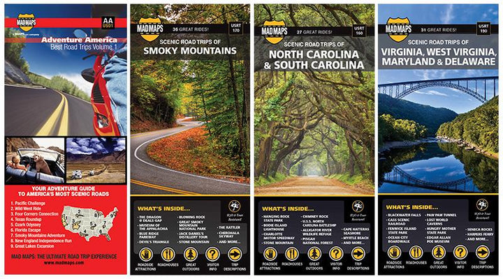 Mad Maps Inc Charting Americas Backroads Scenic Road Trip Maps Mad Maps 0481