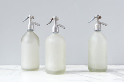 Frosted Milk Glass Soap Dispenser