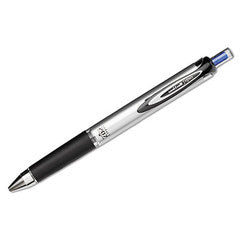 Uni-ball 207 Impact Retractable Gel Pen, Bold 1mm, Blue Ink, Black/Blue Barrel