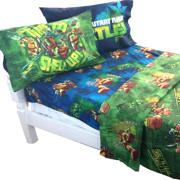 Teenage Mutant Ninja Turtles Shell Up 4pc Full Bed Sheet ...