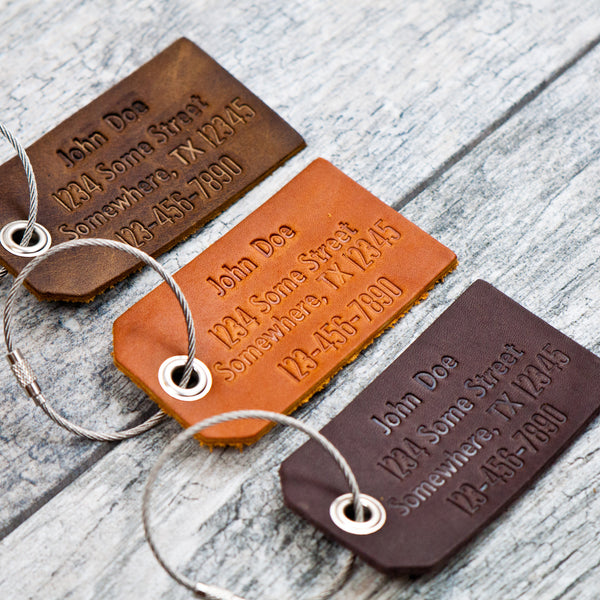 customized luggage tags