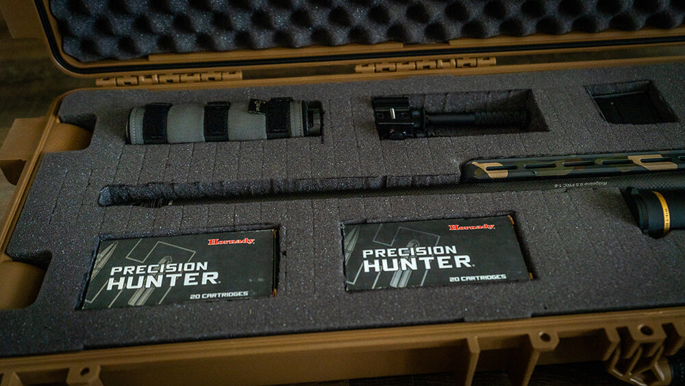 An image showing hunting rifles' case for perfect deer rifle setup