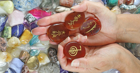 Carnelian palm Stones