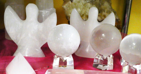 Clear Quartz Crystal Displays