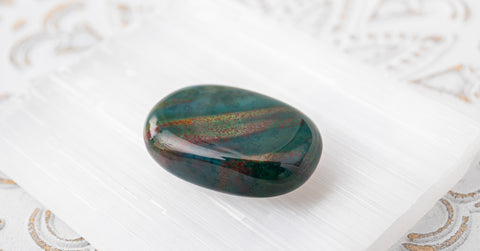 Close up view of Bloodstone