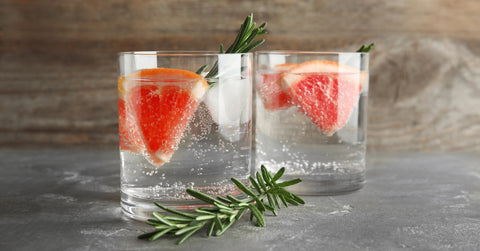 Grapefruit-infused water